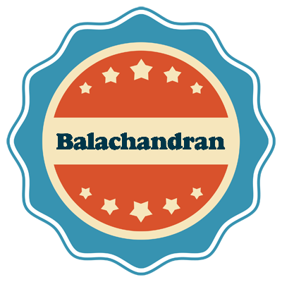 Balachandran labels logo