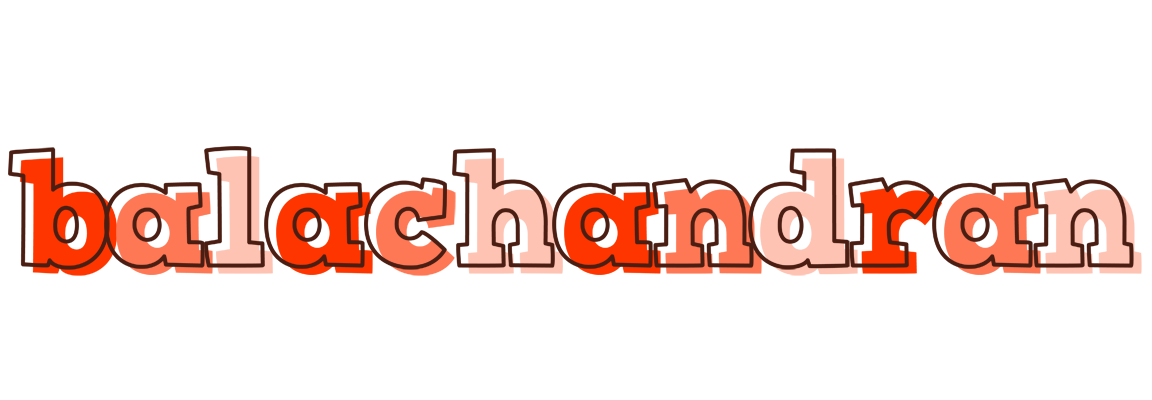 Balachandran paint logo