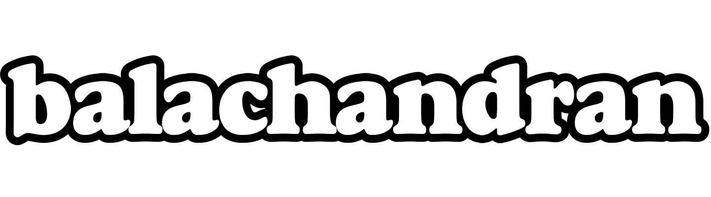 Balachandran panda logo