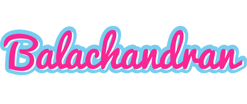 Balachandran popstar logo