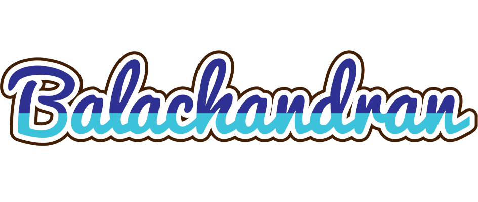 Balachandran raining logo