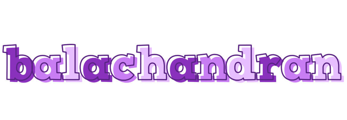 Balachandran sensual logo