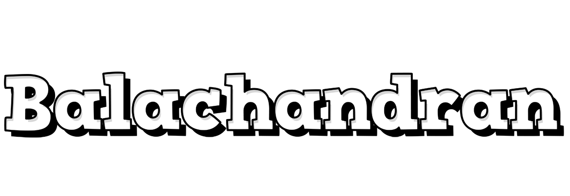 Balachandran snowing logo
