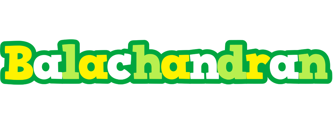 Balachandran soccer logo