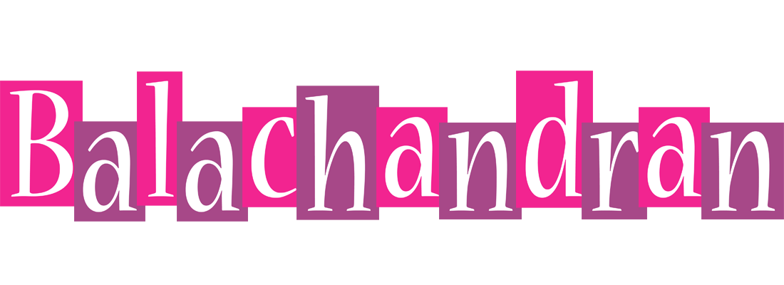 Balachandran whine logo