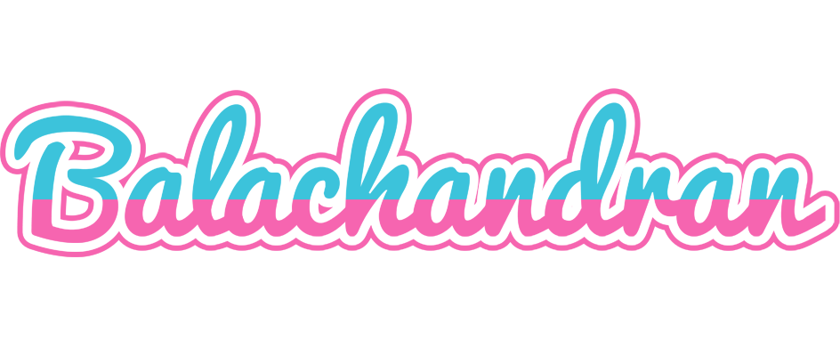 Balachandran woman logo