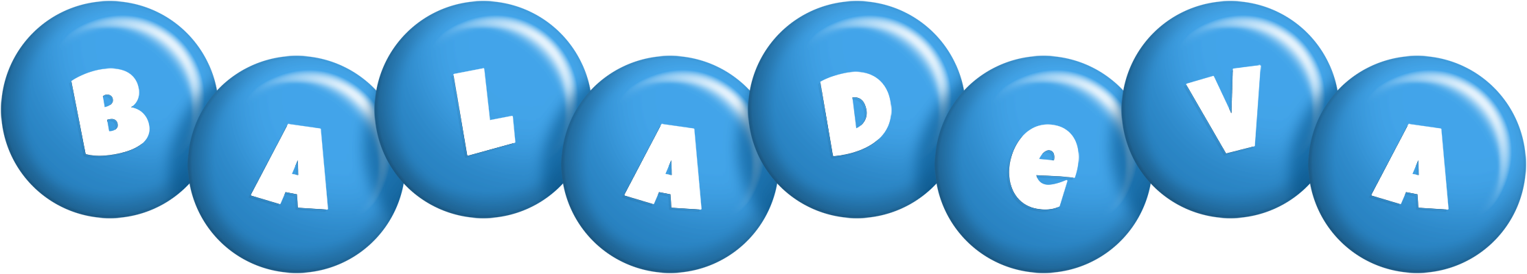 Baladeva candy-blue logo
