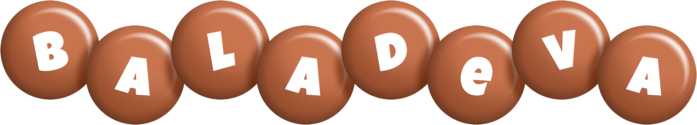 Baladeva candy-brown logo