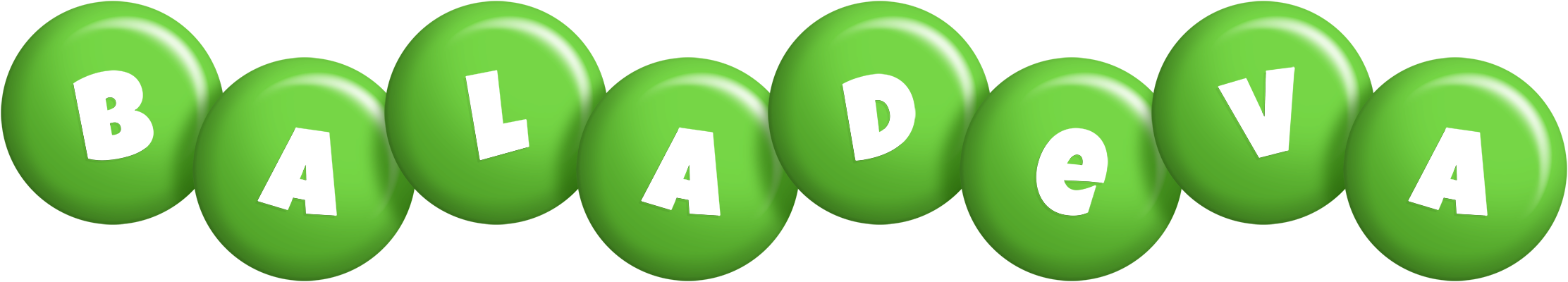 Baladeva candy-green logo