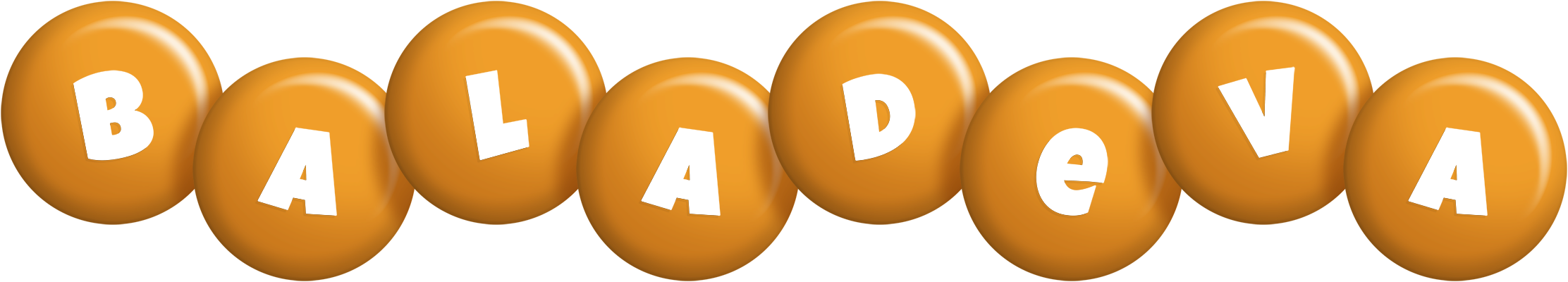 Baladeva candy-orange logo