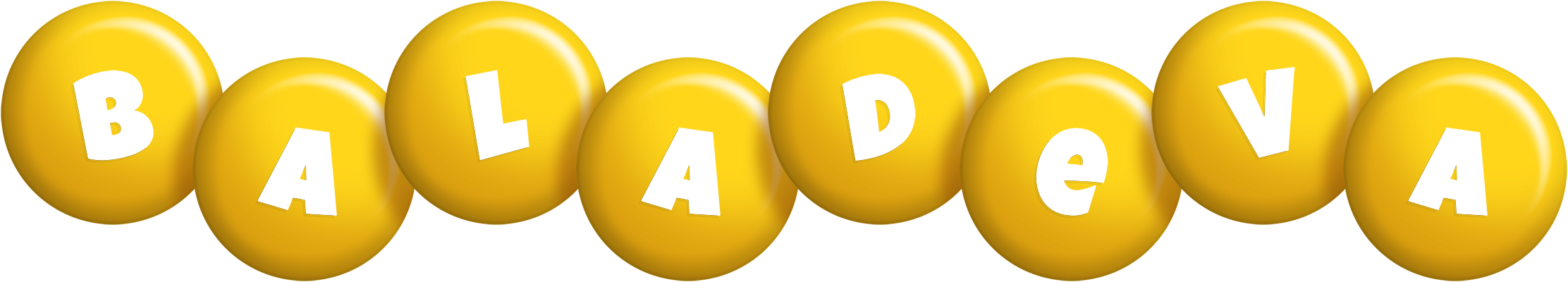 Baladeva candy-yellow logo