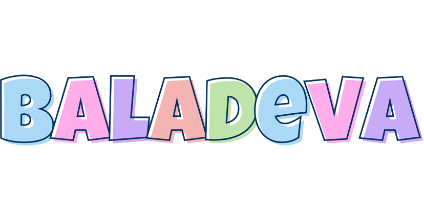 Baladeva pastel logo