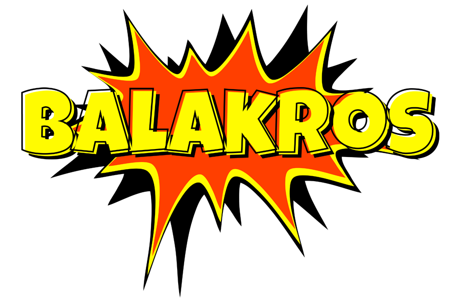 Balakros bazinga logo