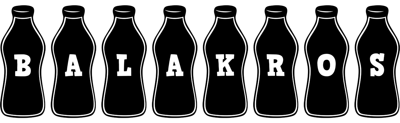 Balakros bottle logo