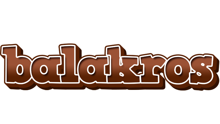 Balakros brownie logo