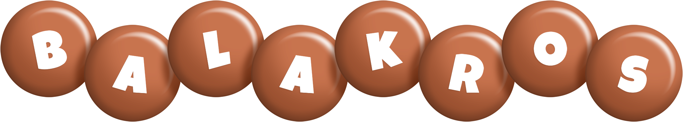 Balakros candy-brown logo