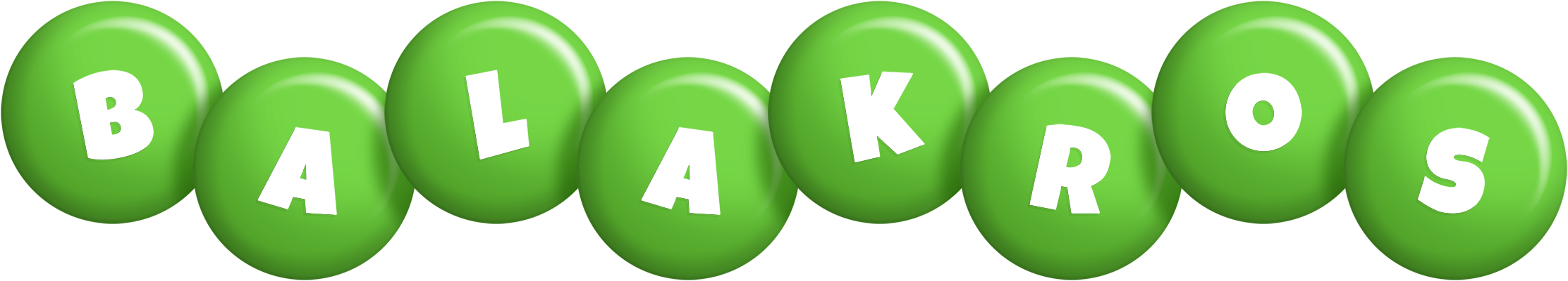 Balakros candy-green logo