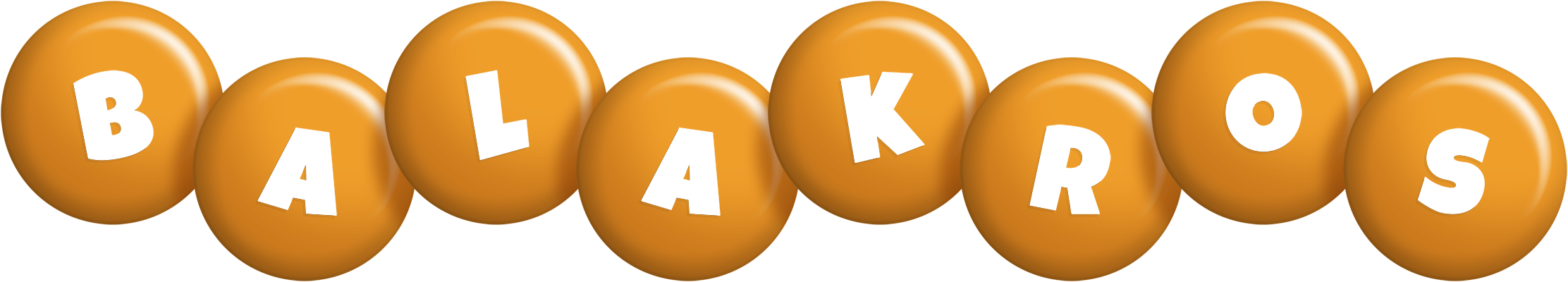 Balakros candy-orange logo