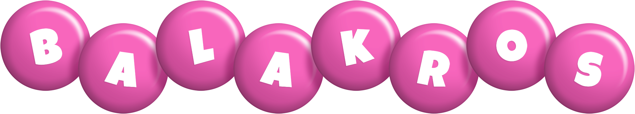 Balakros candy-pink logo