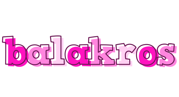 Balakros hello logo