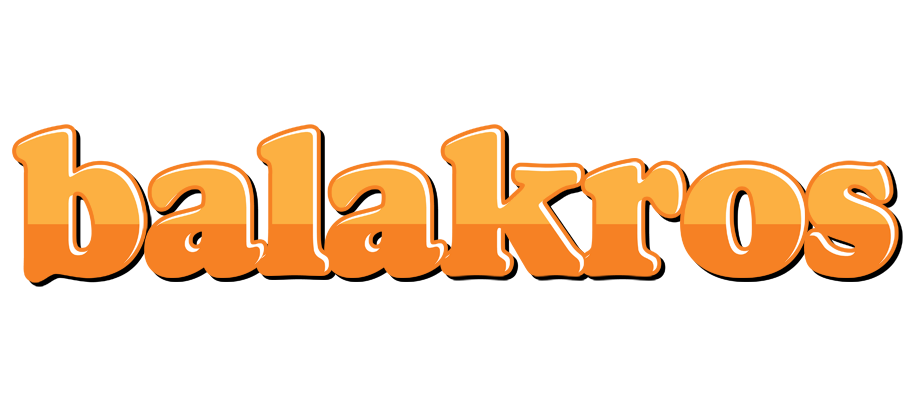 Balakros orange logo