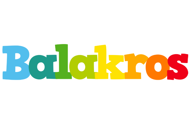 Balakros rainbows logo
