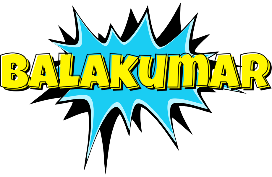 Balakumar amazing logo