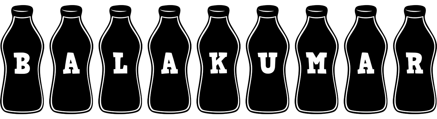 Balakumar bottle logo