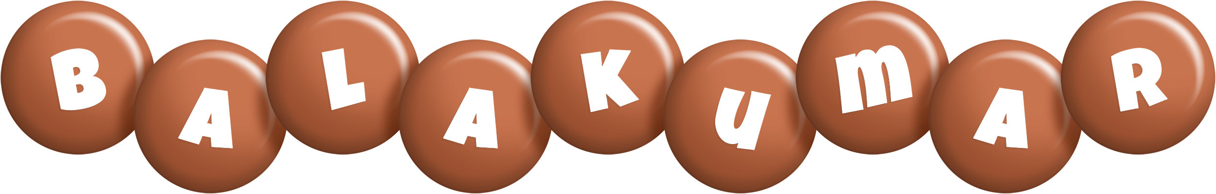 Balakumar candy-brown logo