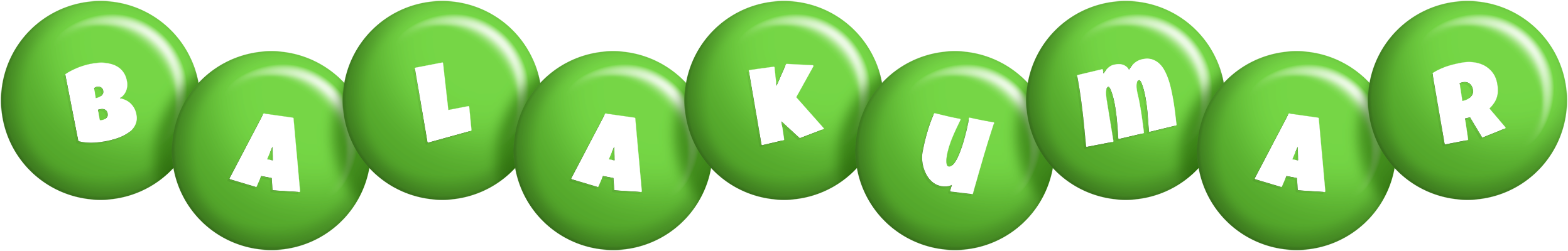 Balakumar candy-green logo