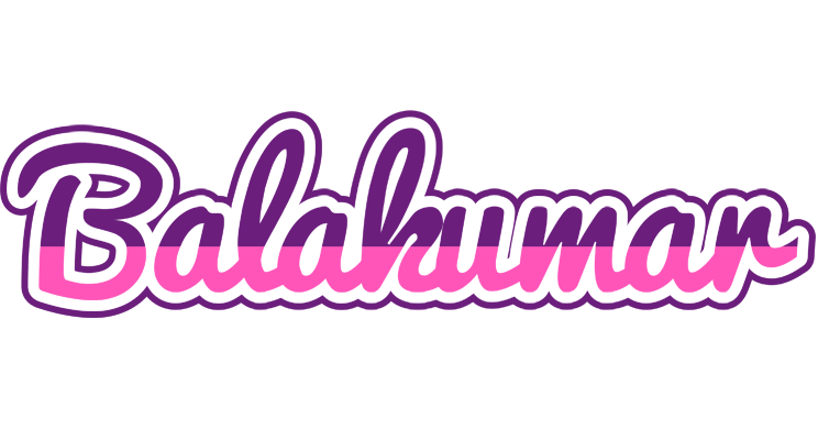 Balakumar cheerful logo