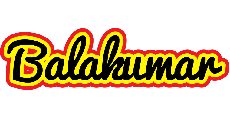 Balakumar flaming logo