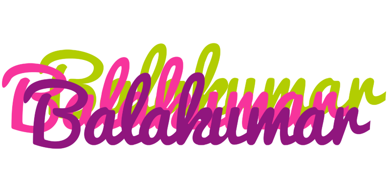 Balakumar flowers logo