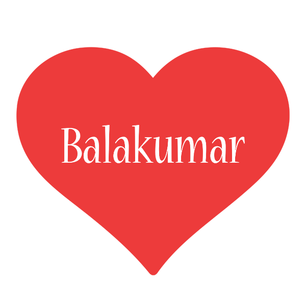 Balakumar love logo