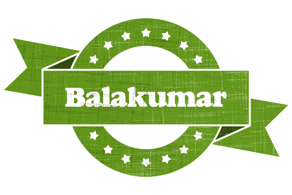 Balakumar natural logo