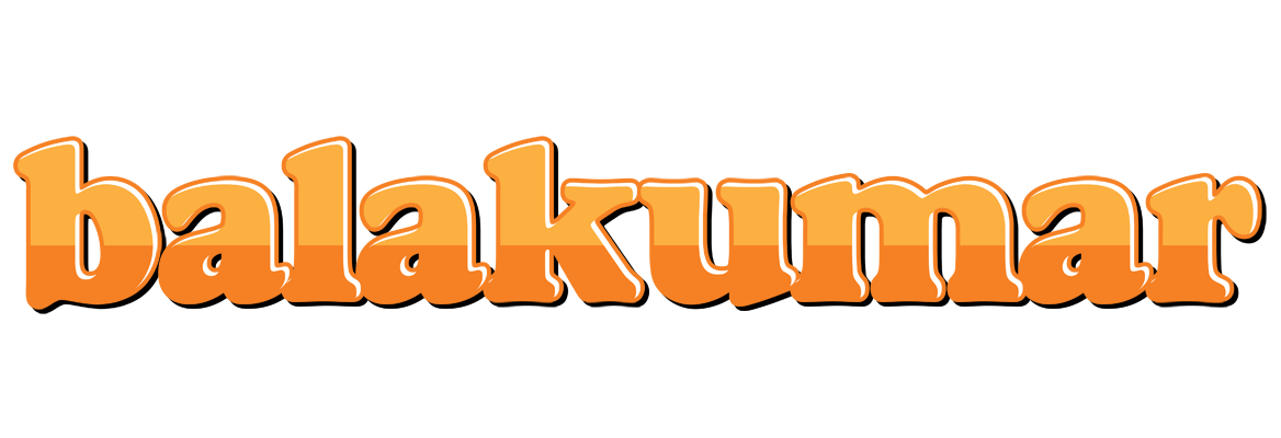 Balakumar orange logo