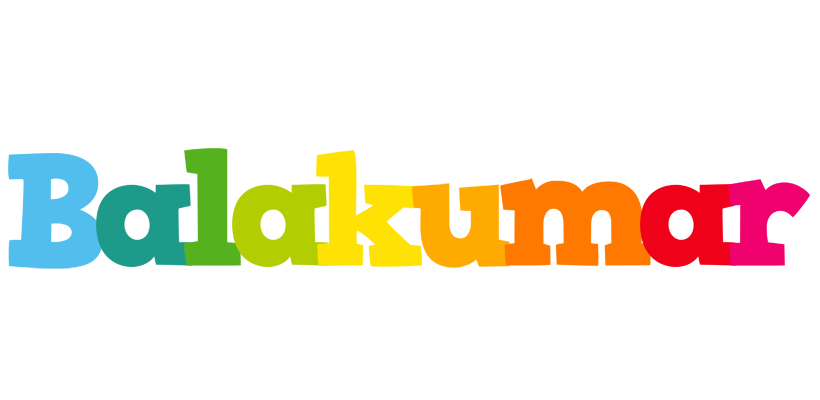 Balakumar rainbows logo