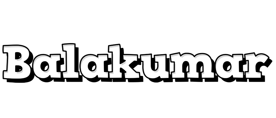 Balakumar snowing logo