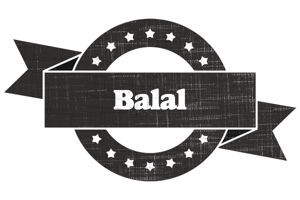 Balal grunge logo