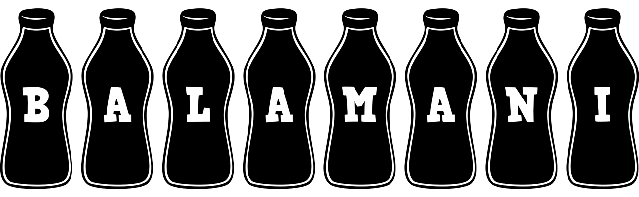 Balamani bottle logo