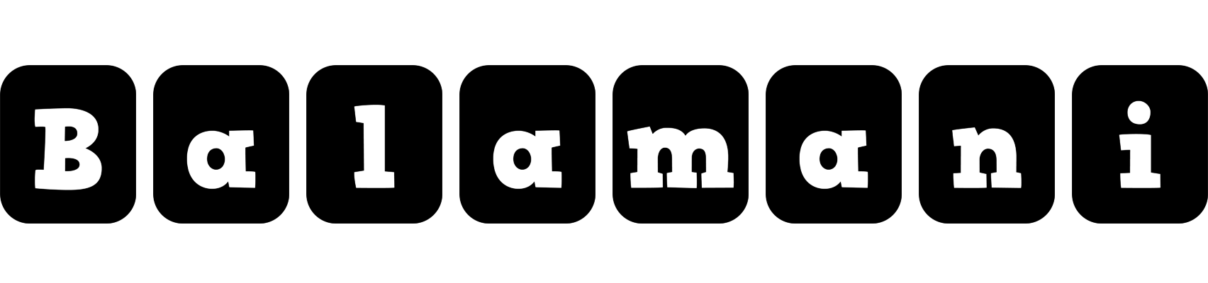 Balamani box logo