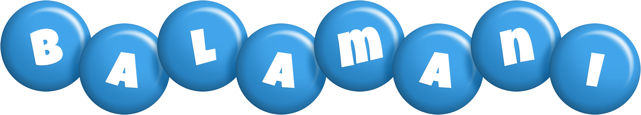 Balamani candy-blue logo