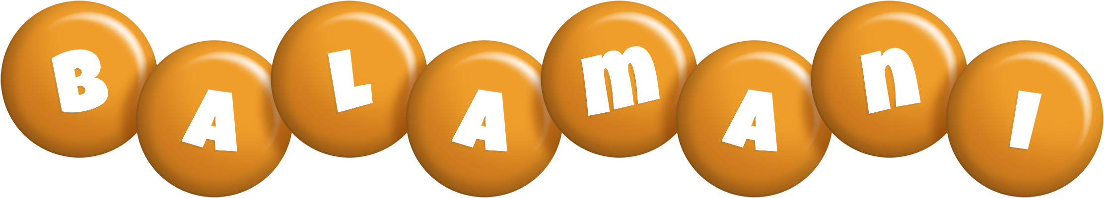 Balamani candy-orange logo