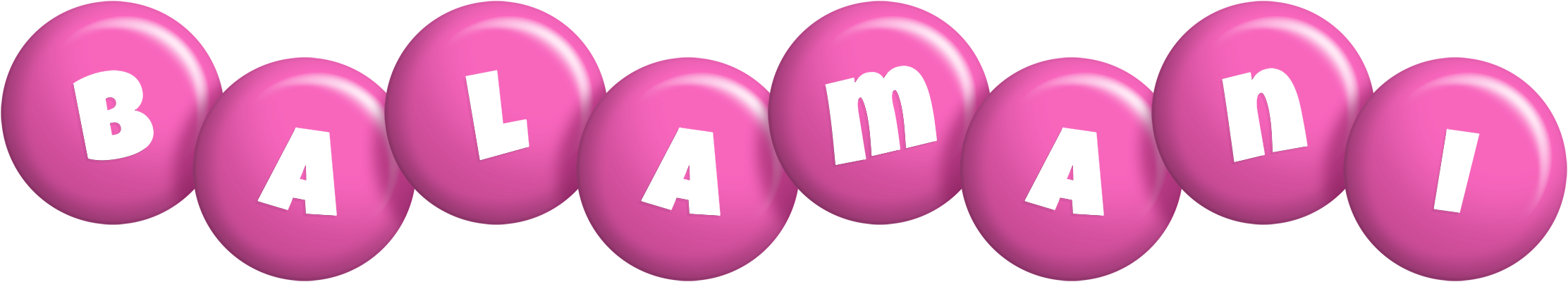 Balamani candy-pink logo