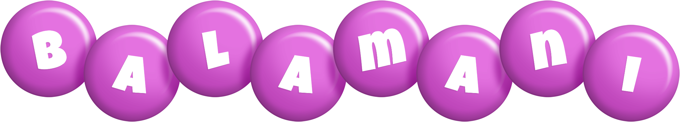 Balamani candy-purple logo
