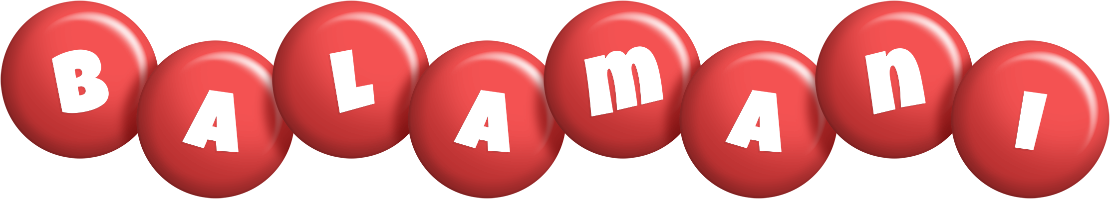 Balamani candy-red logo