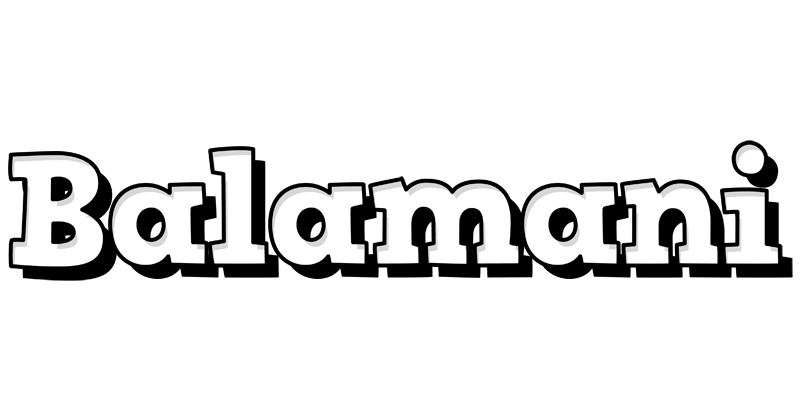 Balamani snowing logo