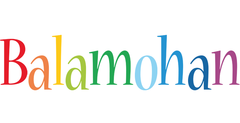 Balamohan birthday logo