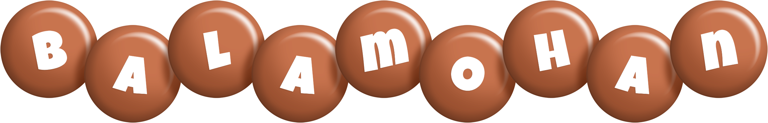 Balamohan candy-brown logo