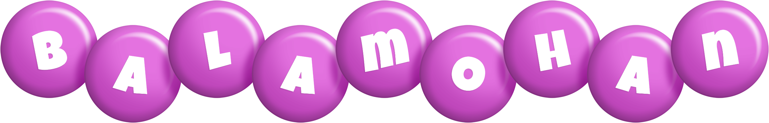 Balamohan candy-purple logo
